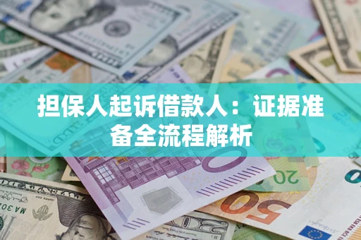 北京担保人起诉借款人：证据准备全流程解析